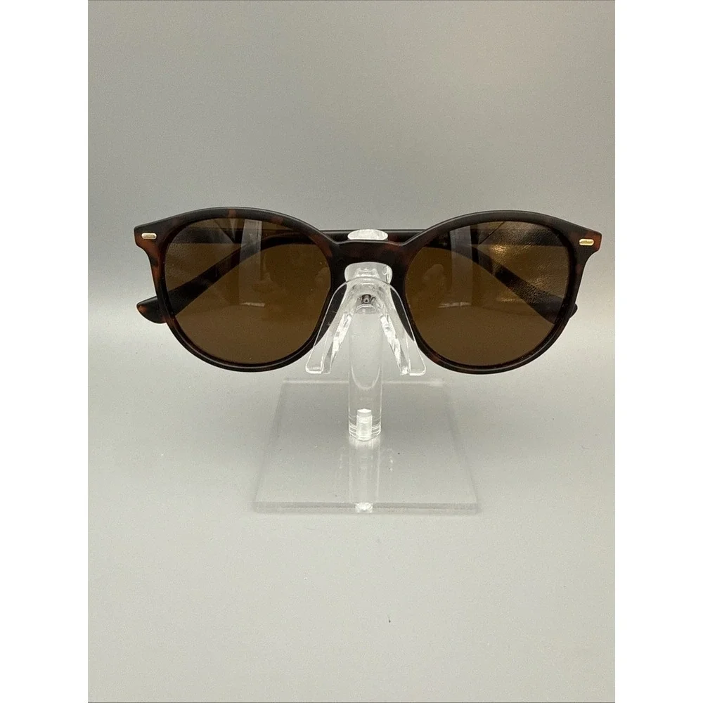 Timberland Unisex Sunglasses TB7185 Round Tortoise Frames - Lens Polarized Brown